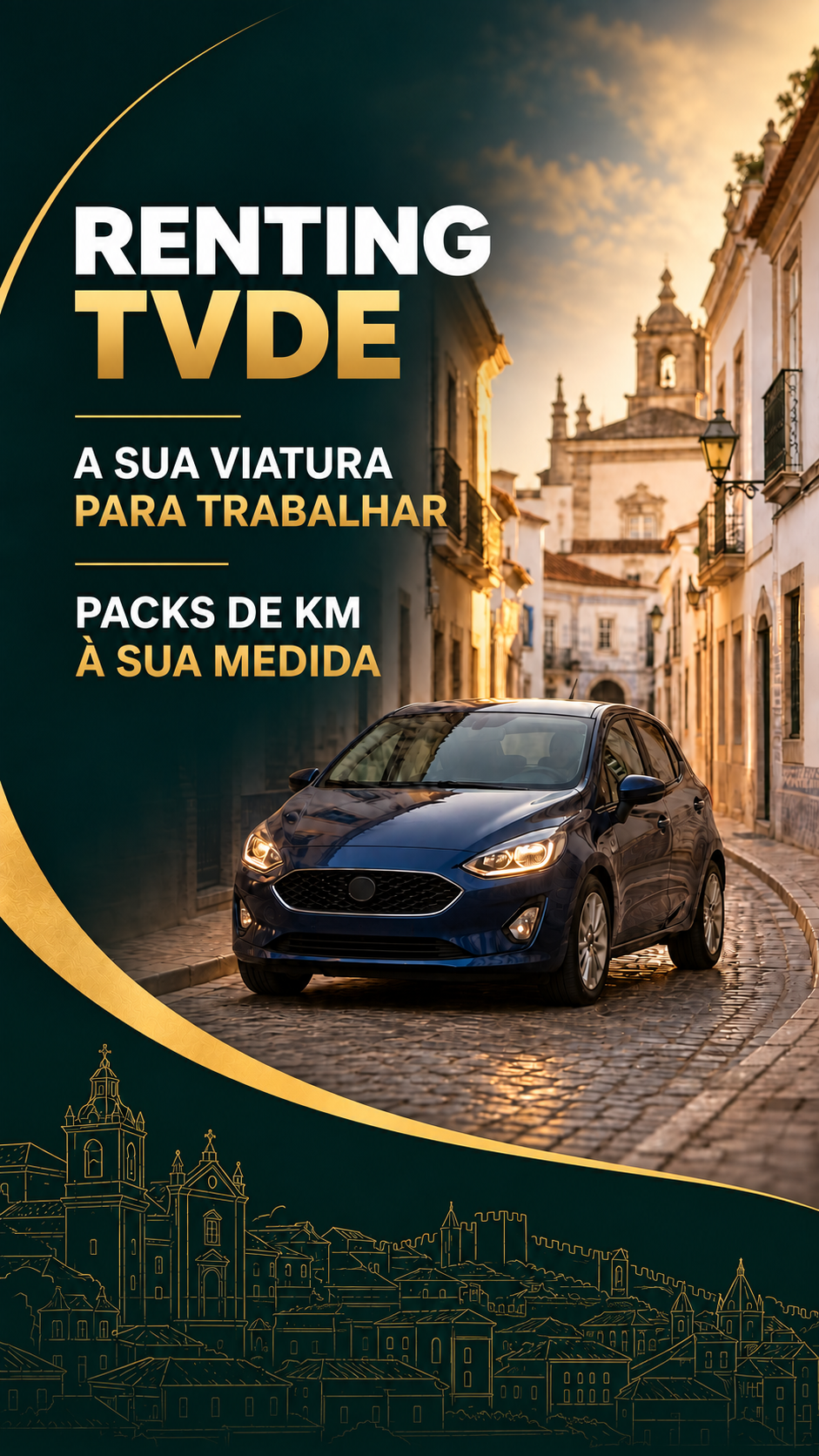 Renting para profissionais TVDE, com packs de quilómetros à medida